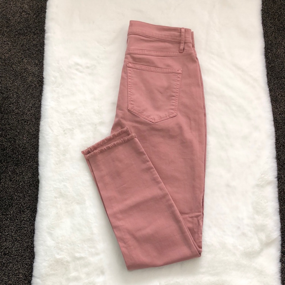 Loft dusty rose coloured jeans size 28/6